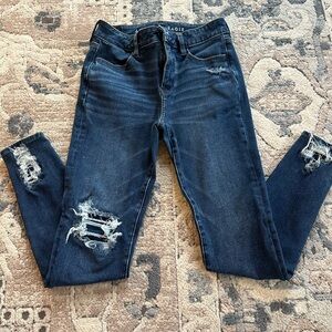 American Eagle Outfitters Dark Blue Denim Jeans